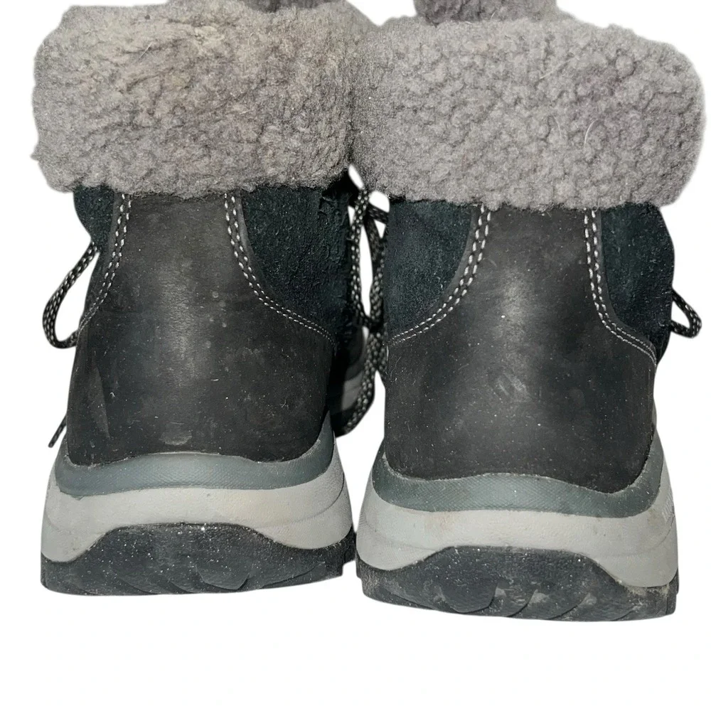 EDDIE BAUER Rainier Waterproof Mid Boots Women's Size 8.5 Vibram Soul Hiking‎